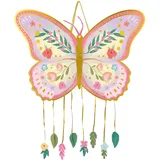 OH YEAH Große Geburtstags-Pinata mit Schmetterling, 47 x 39 cm, Dekoration für Kinderpartys, Jungen und Mädchen, große Pinata zum Befüllen mit Spielzeug und Süßigkeiten.