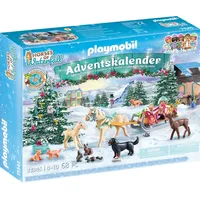 Playmobil Horses of Waterfall - Adventskalender Pferde: Weihnachtliche Schlittenfahrt