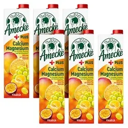 Amecke + Calcium Magnesium Fruchtsaft 6x 1,0 l