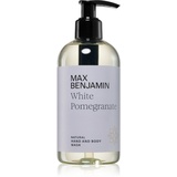 Max Benjamin White Pomegranate Flüssigseife für Hände und Körper 300 ml