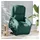 vidaXL Relaxsessel mit Aufstehhilfe Elektrisch 144,5 x 82 x 0 cm Dunkelgrün Samt
