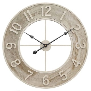 HAODING Wohnzimmer Dekoration Gartenuhr Wetterfest Outdoor Dekoration Uhren Wanduhren 23 Zoll Retro Große Outdoor Uhr Garten Riesige Open Face Wanduhr Gartenuhren Silent Quartz Für Indoor