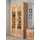 vogl möbelfabrik Vitrine VOGL MÖBELFABRIK, braun (eichefarben chalet, wildeiche massiv), B:107cm H:202cm T:40cm, Schränke, Vitrine, Höhe 202 cm