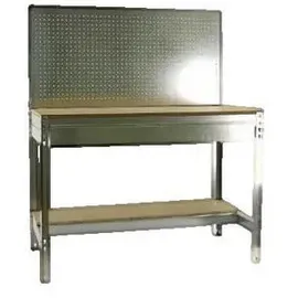 Proregal Sonstige Werkbank, Silber, Metall, 151x144.5x61 cm, Freizeit, Heimwerken, Werkstatt, Werkbänke