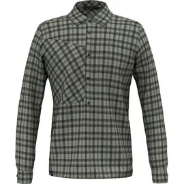 Salewa Fanes Flannel Langarmhemd Shadow/Dark Olive M