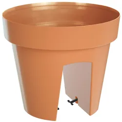 Deuba Blumentopf Geländerkasten Terrakotta 5 Liter