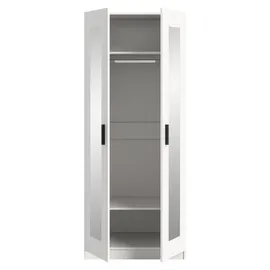 xonox.home Wäscheschrank Visby 80 x 195 x 56 cm Weiß