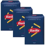 nudeln-hartweizen Barilla Girandole Nr 34 Kurze Pasta aus Hartweizengriess 500g 3er Pack