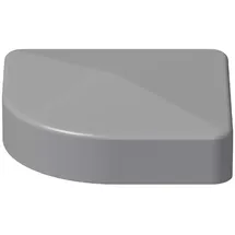 GROJA Pfostenkappe 7 x 7 cm Silbergrau/Aluminium