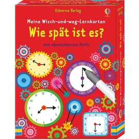 Usborne Publishing Meine Wisch-und-weg-Lernkarten: Wie spät ist es?