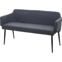 MCW Sitzbank MCW-L13, Esszimmerbank Bank Polsterbank Garderobenbank Rückenlehne Armlehne