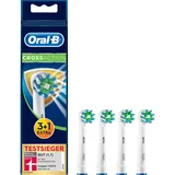 Oral B Oral-B CrossAction Aufsteckbürsten Mit Bakterienschutz, Verhindert Bakterielles Wachstum Auf Den Borsten, 4 Stück