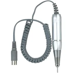 Professionelle elektrische Nagelkunst-Bohrmaschine mit Stiftgriff, Feile und Schleifmaschine silber