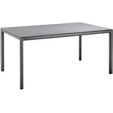 Solpuri Tisch Soft anthrazit - 80 x 60 cm 512 - Keramik cement off-white