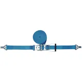 tecwerk Zurrgurt DIN 12195-2 10 m x 5 cm mit Ratsche und Spitzhaken 5000 daN