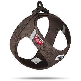 Curli Clasp AirMesh Geschirr braun Hundegeschirr Größe XL