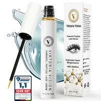 Viktoria Vision Powerful Peptid-Lash-Serum – Längere Wimpern in 5 Wochen | Veganes, hormonfreies & tierversuchsfreies Wimpernserum | Stimuliert & stärkt Wimpernwurzeln | Wimpernbooster, 3 ml
