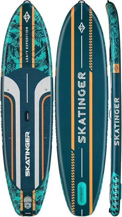 SKATINGER Leafy Expedition Grün 11'6