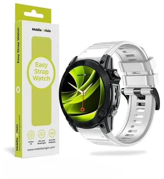 Easy Strap Silicone Watch 26mm White