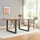 [en.casa] Tischgestell 2er Set 72 x 100 cm