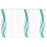 HOME WOHNIDEEN Opalia 60 x 245 cm blau 6 St.