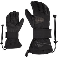 Ziener Erwachsene Maximus AS Snowboard-Handschuhe/Wintersport | Wasserdicht, Atmungsaktiv, Protektor Innenseite Und Oberhand, Black, 9,5