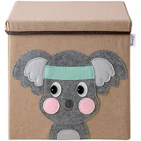 Lifeney Faltbox Aufbewahrungsbox 33 x 33 x 33 cm 1-tlg. braun