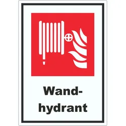 Wandhydrant Aufkleber A3 (297x420mm)