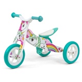 Milly Mally Vehicle Cool Unicorn, mehrfarbig Dreirad, Laufrad für Kinder