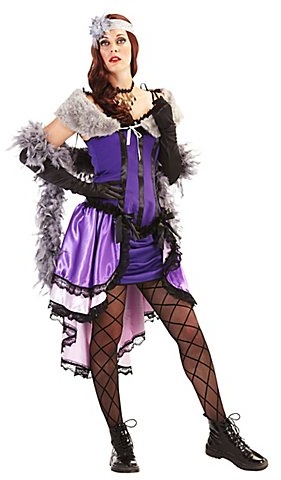 Saloongirl-Kostüm "Josephine" für Damen