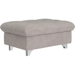 Hocker COTTA "Gemini", grau (elephant), Struktur fein, Hocker