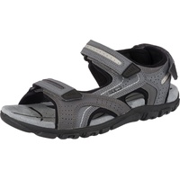 GEOX Herren U Sandal Strada D Riemchensandalen, Grau Stone Lt Grey,43 EU