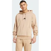 Adidas Herren Essentials FEELCOZY French Terry Hoodie, Warm Sandstone/Black,