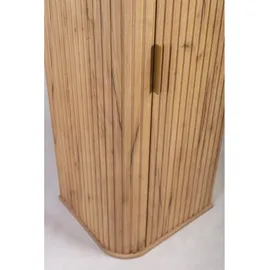 Rodan Hochschrank 139 x 35,5 x 31,5 cm Braun/Gold Holz