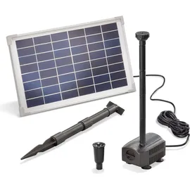 esotec Teichpumpe Wasserspiel Solar-Springbrunnen Kit 12/650 PRO Set