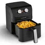 GOURMETmaxx Heißluftfritteuse 4 L - 3 in 1: Heißluftofen, Grill & Fritteuse | Schwarz