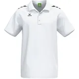 Erima CMPT 3 Wings Poloshirt (2112555), weiß/schwarz, XL