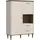 Forte Highboard 100,1 x 142,9 x 41,2 cm Beige / Valencia Eiche