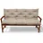 Beautissu Bankauflage 180 x 50 x 50 cm beige 1 St.