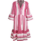 happy girls - Langarm-Kleid Triangle in light pink, Gr.134,