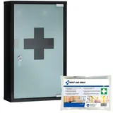 First-Aid-Only FIRST AID ONLY Medizinschrank DIN 13169 schwarz