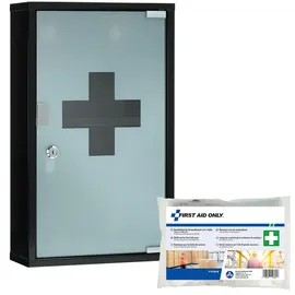 First-Aid-Only FIRST AID ONLY Medizinschrank DIN 13169 schwarz
