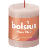Bolsius Rustik Stumpenkerze 8 x 6.8 cm nebeliges rosa