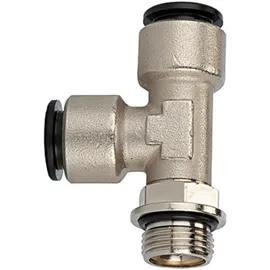 Riegler T-Steckverschraubung »click-clock«, drehbar, G 1/4 außen Ø8 mm