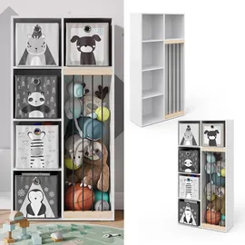 Vicco Kinderregal Marvin 90 x 30 x 90 cm Holz weiß