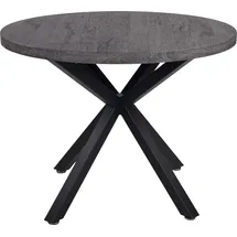 Die Möbelfundgrube Esstisch rund 100 cm Akazie grau - DAMIRA