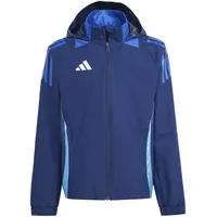 adidas Fußballjacke 2024 Kinder Blau Gr. 176