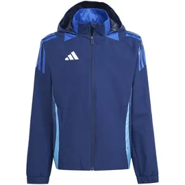 adidas Fußballjacke 2024 Kinder Blau Gr. 176