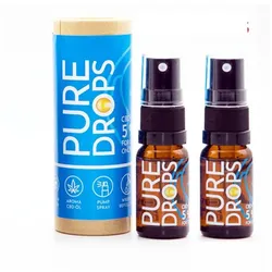 PURE DROPS CBD ÖL 5% Doppelpack Aktion für Tiere 20 ml