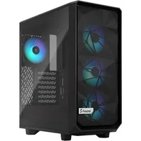 Fractal Design Meshify 2 Compact Lite RGB Black TG Light Tint, Glasfenster (FD-C-MEL2C-05)